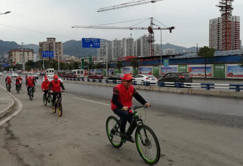 深圳立业实业开展“美丽沙区·青年先行”公益环保骑行活动